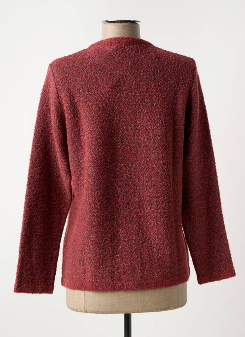 Gilet manches longues rose I.ODENA pour femme