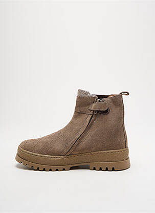 Bottines/boots tissage tissage pailleté talon bas marron BABYBOTTE fille