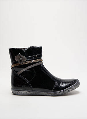 Bottines/boots matière lisse bout rond noir BABYBOTTE fille