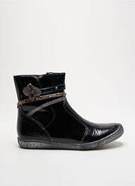 Bottines/boots matière lisse bout rond noir BABYBOTTE fille