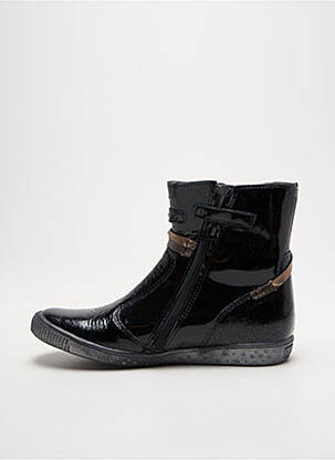 Bottines/boots matière lisse bout rond noir BABYBOTTE fille