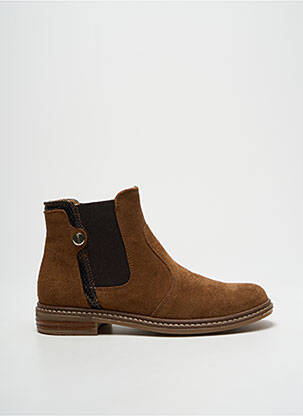 Bottines/boots voute plantaire talon bas marron BABYBOTTE fille