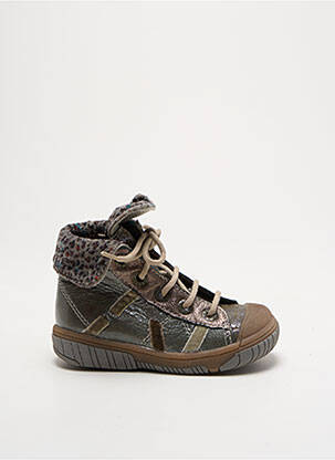Bottines/boots matière lisse plateforme gris BABYBOTTE fille