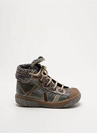 Bottines/boots matière lisse plateforme gris BABYBOTTE fille