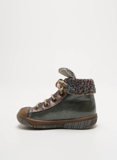 Bottines/boots matière lisse plateforme gris BABYBOTTE fille