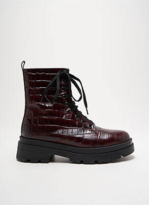 Bottines/Boots rouge IMPICCI pour femme