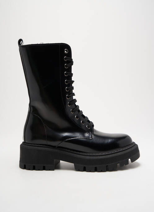 Bottines/boots matière lisse talon de 4 à 6cm noir IMPICCI femme