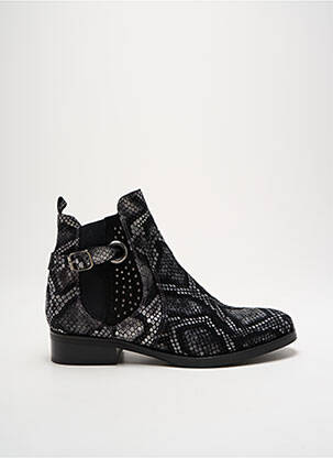 Bottines/boots talon bas talon plat jusqu'à 3cm noir REGARD femme