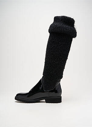 Bottes matière lisse talon plat jusqu'à 3cm noir REGARD femme