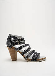 Sandales/Nu pieds noir REGARD pour femme seconde vue