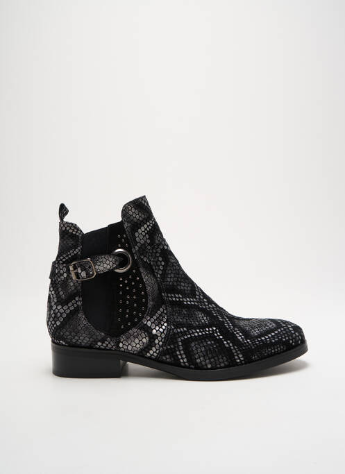 Bottines/boots talon bas talon plat jusqu'à 3cm noir REGARD femme