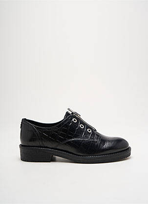Derbies impression talon plat jusqu'à 3cm noir LA VIE EST BELLE femme