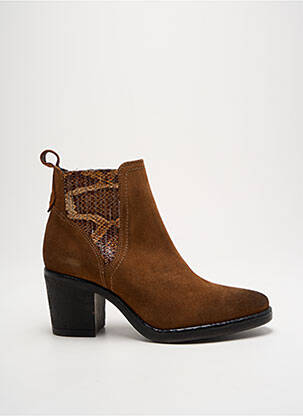 Bottines/boots bout pointu talon de 4 à 6cm marron LA VIE EST BELLE femme