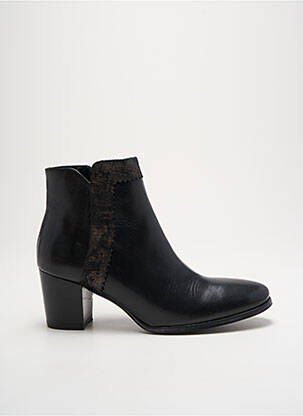 Bottines/boots matière lisse talon de 4 à 6cm noir MYMA femme