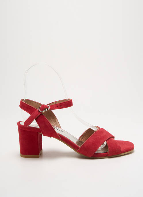 Sandales/Nu pieds rouge MYMA pour femme