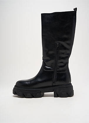 Bottes matière lisse talon de 4 à 6cm noir IMPICCI femme