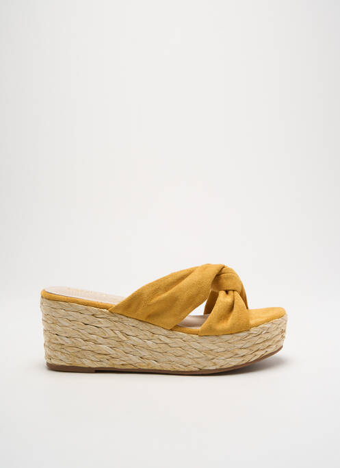 Chaussures bâteau jaune CASSIS COTE D'AZUR pour femme