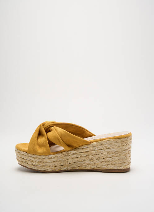 Chaussures bâteau jaune CASSIS COTE D'AZUR pour femme