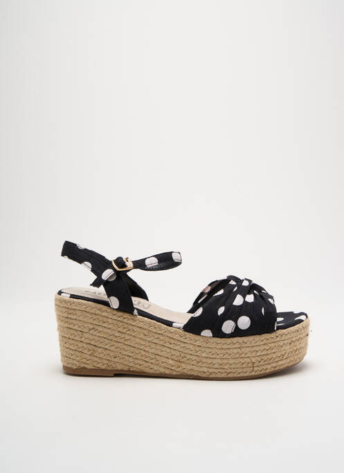 Espadrilles noir CASSIS COTE D'AZUR pour femme