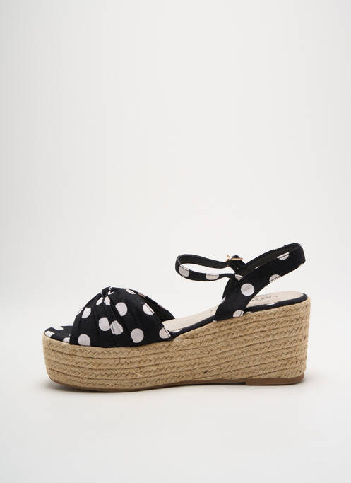 Espadrilles noir CASSIS COTE D'AZUR pour femme