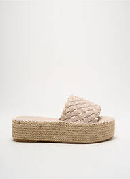 Espadrilles plateforme talon de 4 à 6cm beige CASSIS COTE D'AZUR femme