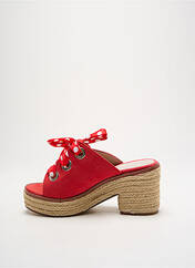 Espadrilles rouge CASSIS COTE D'AZUR pour femme seconde vue