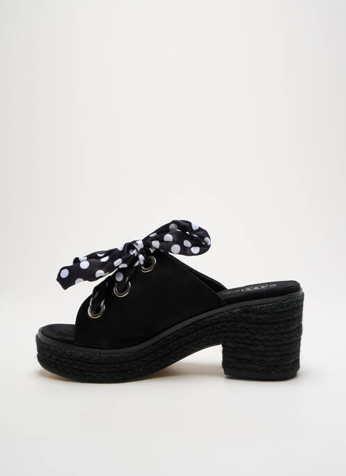 Espadrilles noir CASSIS COTE D'AZUR pour femme