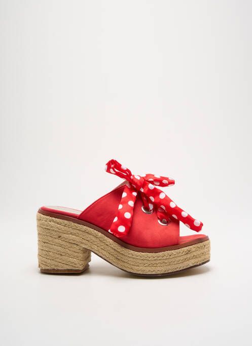 Espadrilles rouge CASSIS COTE D'AZUR pour femme
