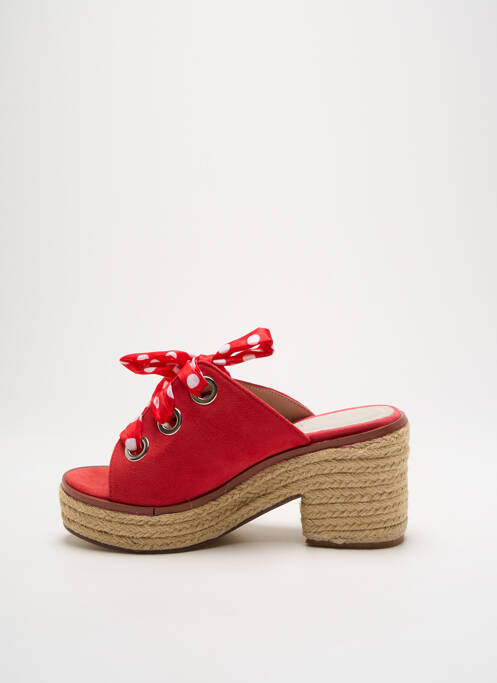 Espadrilles rouge CASSIS COTE D'AZUR pour femme