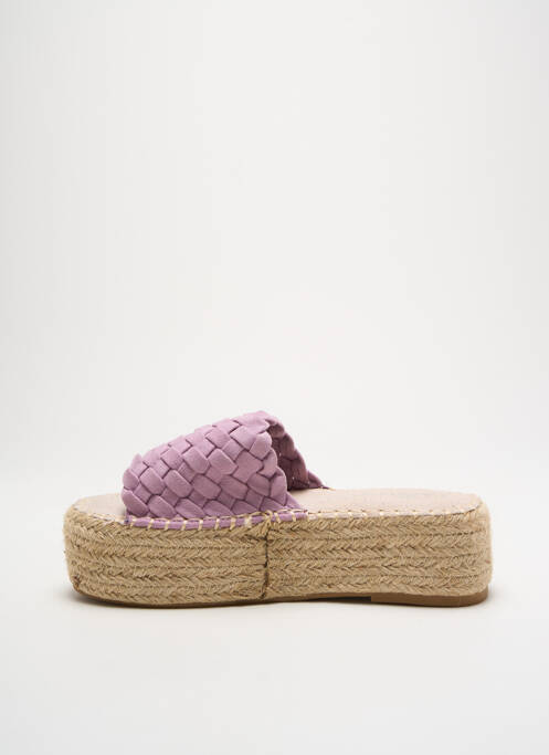 Espadrilles violet CASSIS COTE D'AZUR pour femme