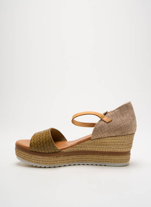 Sandales/Nu pieds vert PORRONET pour femme