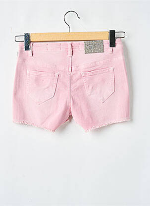 Short tissage denim taille normale rose GAUDI femme