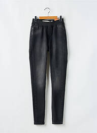 Jeans coupe slim effet usé délavé taille normale gris FREEMAN T.PORTER femme