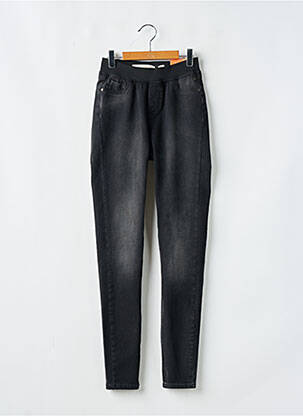 Jeans coupe slim effet usé délavé taille normale gris FREEMAN T.PORTER femme