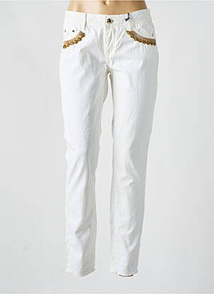 Jeans coupe slim taille normale taille normale blanc GAUDI femme