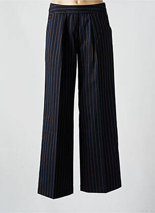 Pantalon droit taille normale taille normale bleu LOLA ESPELETA femme