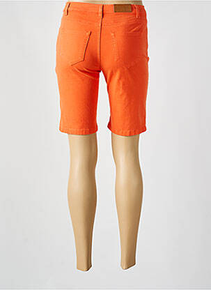 Bermuda coupe droite taille normale orange LOLA ESPELETA femme