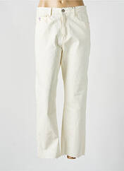 Jeans coupe droite blanc DESIGUAL pour femme seconde vue