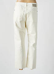 Jeans coupe droite blanc DESIGUAL pour femme seconde vue
