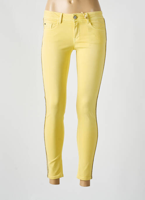 Jeans skinny taille basse taille basse jaune GAUDI femme