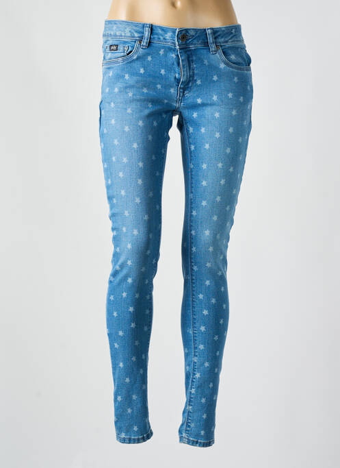 Jeans skinny taille basse taille basse bleu SUPERDRY femme