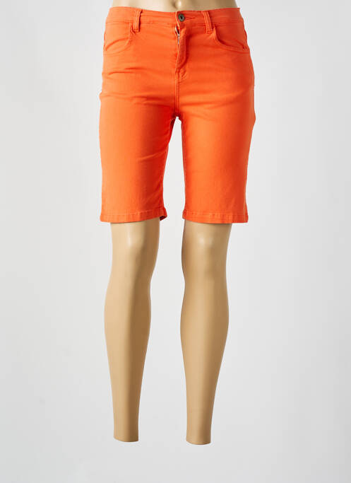 Bermuda orange LOLA ESPELETA pour femme