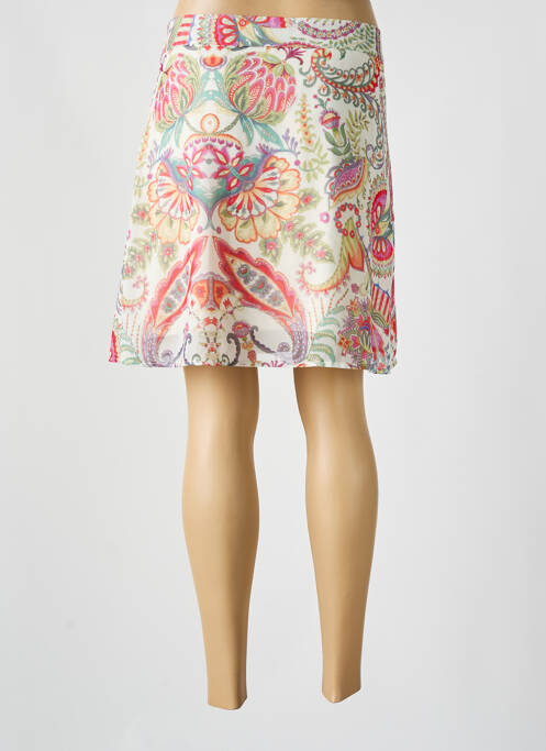 Jupe courte beige DESIGUAL pour femme