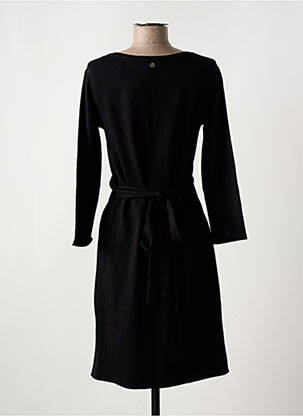 Robe mi-longue manches longues manches longues noir LOLA ESPELETA femme