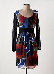 Robe courte manches longues manches longues noir DESIGUAL femme