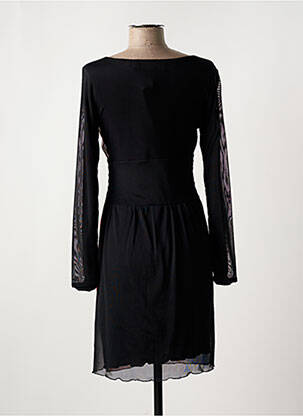 Robe courte manches longues manches longues noir DESIGUAL femme