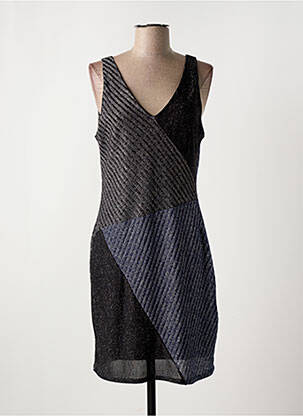 Robe courte sans manche sans manche noir DESIGUAL femme