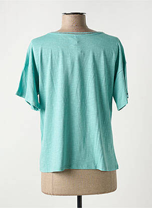 T-shirt coupe droite manches courtes vert LOLA ESPELETA femme