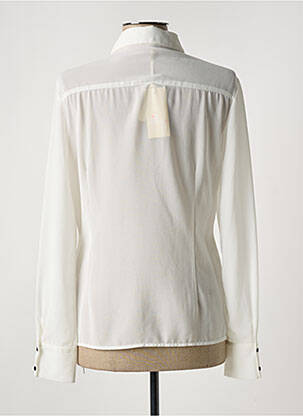 Chemisier coupe cintrée manches longues blanc GAUDI femme