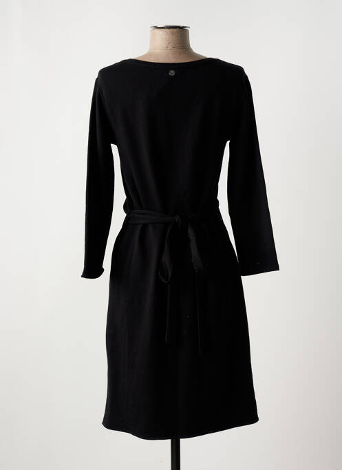 Robe mi-longue manches longues manches longues noir LOLA ESPELETA femme